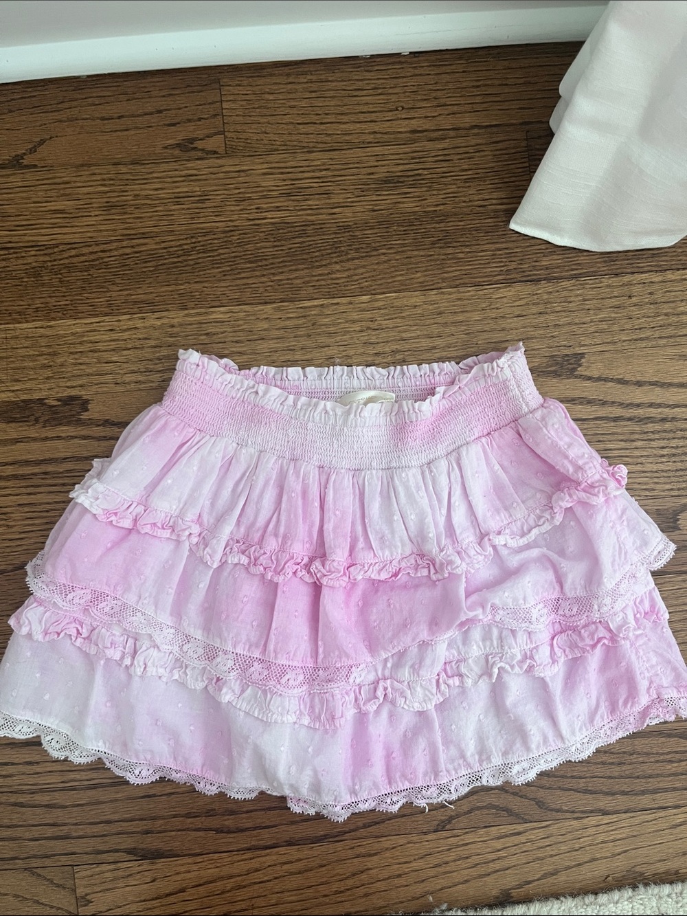 Girls Love Shack Fancy Pink Skirt